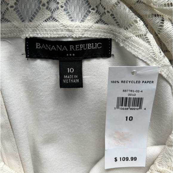 Banana Republic Cream Dress. Never worn - Picture 2 of 5
